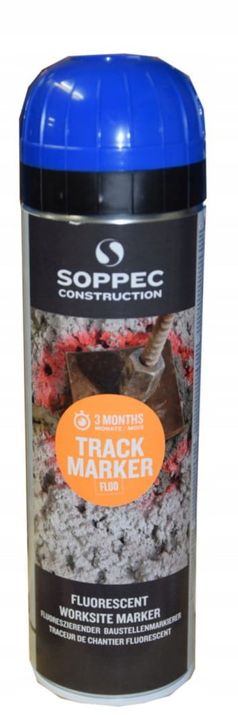 Track Marker Fluo Blue, Fluorescent Worksite Marker 500ml