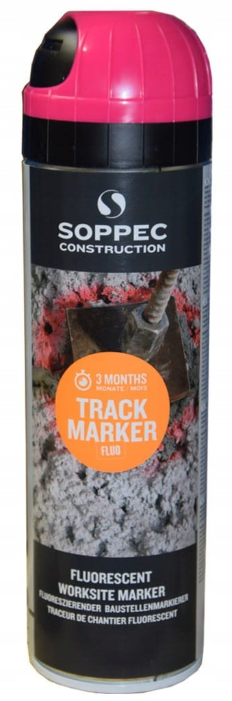 Track Marker Fluo Pink, Fluorescent Worksite Marker 500ml