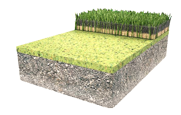 Neveon KINEA TURF SP RF 200/12 - Shock pad 12mm x 2100mm