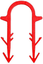 [1396] Clips 52mm for tubes 16-20mm